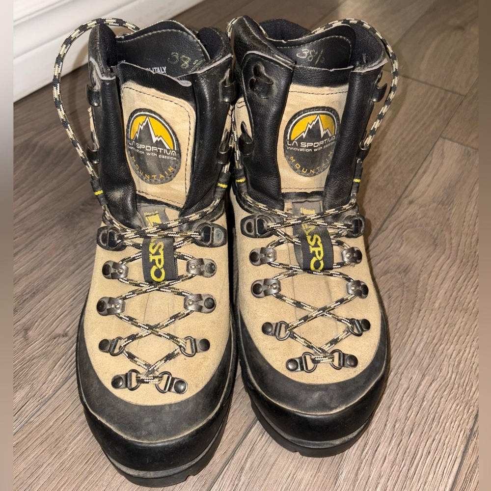 La Sportiva Black and Tan Men's Boots